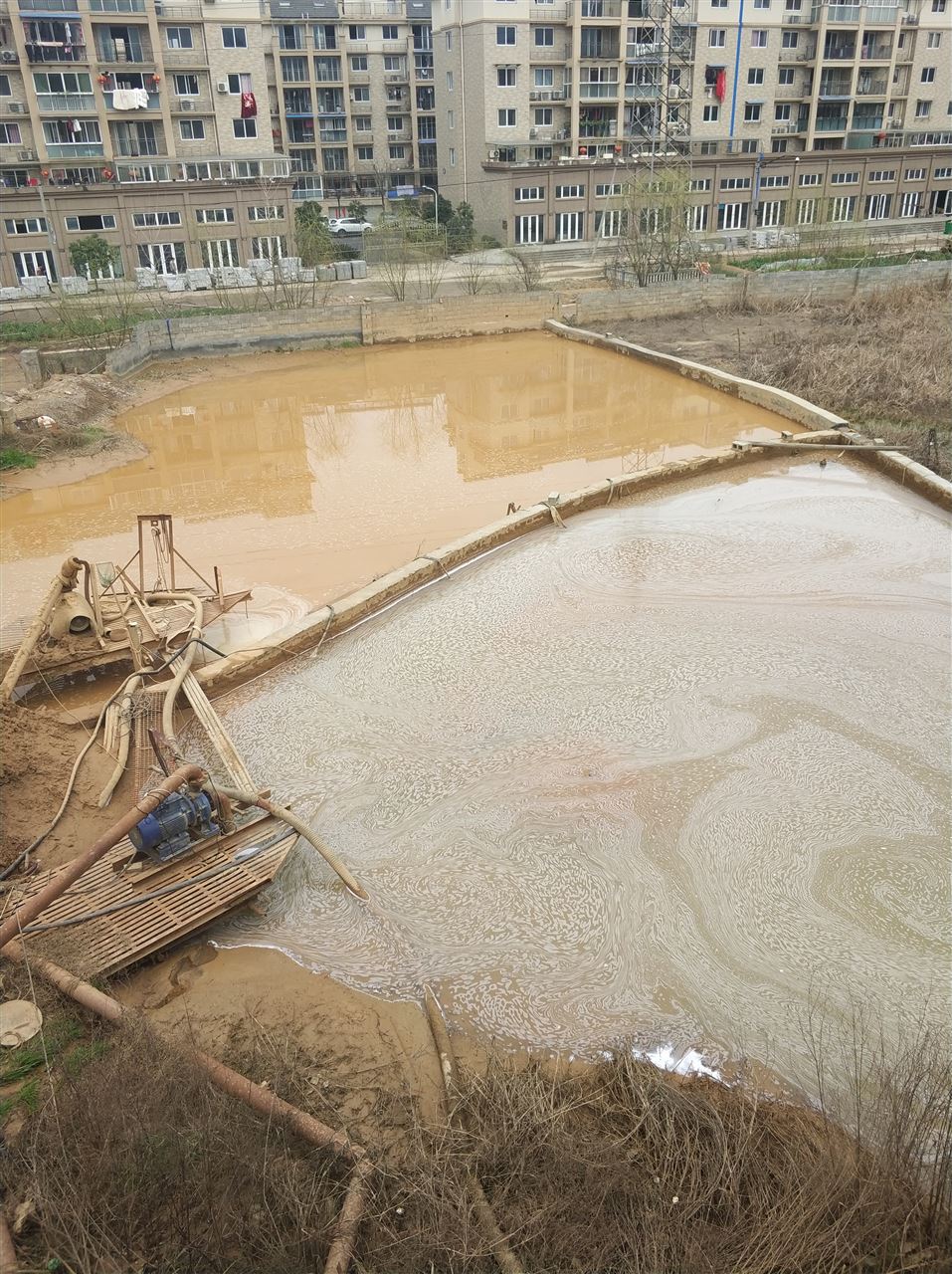 洮北沉淀池淤泥清理-厂区废水池淤泥清淤